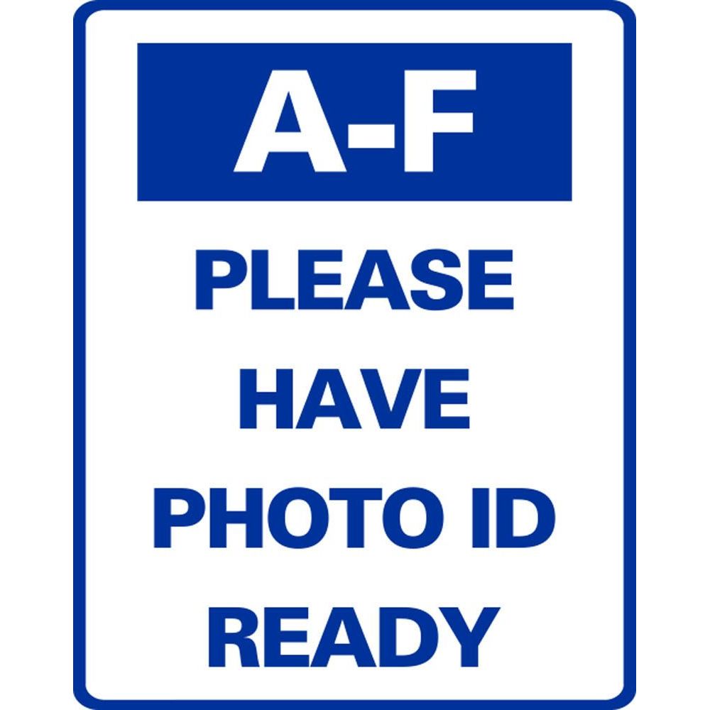 A-F PLEASE HAVE PHOTO ID READY SG-318J