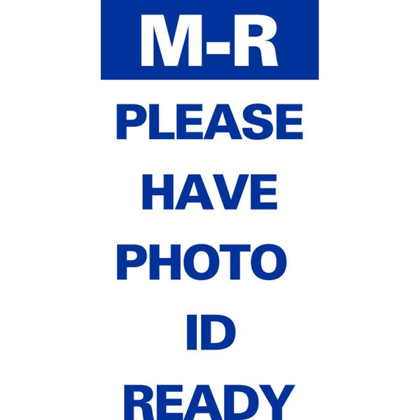 M-R PLEASE HAVE PHOTO ID READY SG-320E