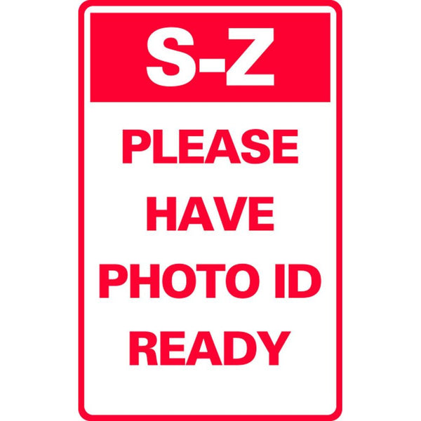 S-Z PLEASE HAVE PHOTO ID READY SG-321F