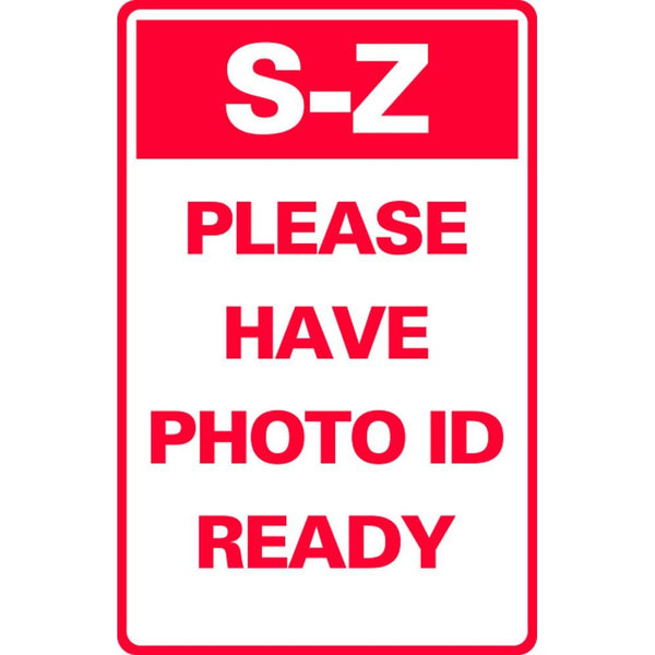 S-Z PLEASE HAVE PHOTO ID READY SG-321H