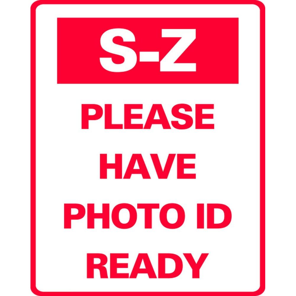 S-Z PLEASE HAVE PHOTO ID READY SG-321JS