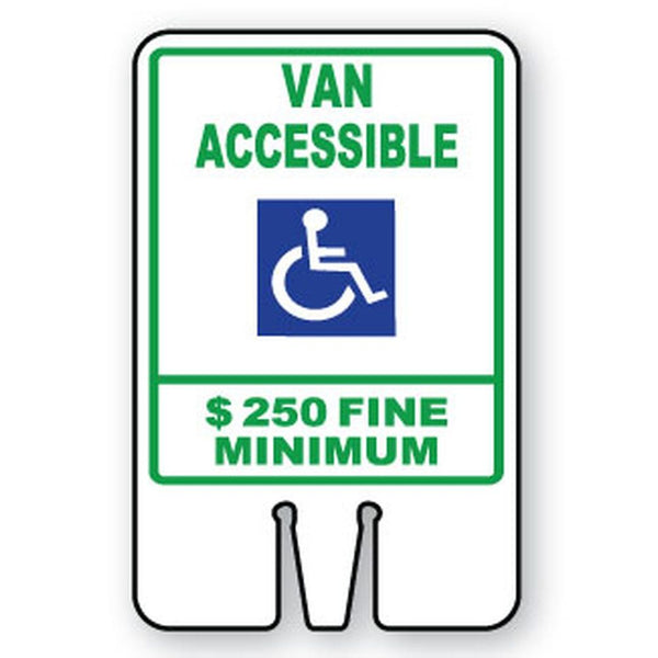 Van Accessible $250 Fine Minimum SG-105I2