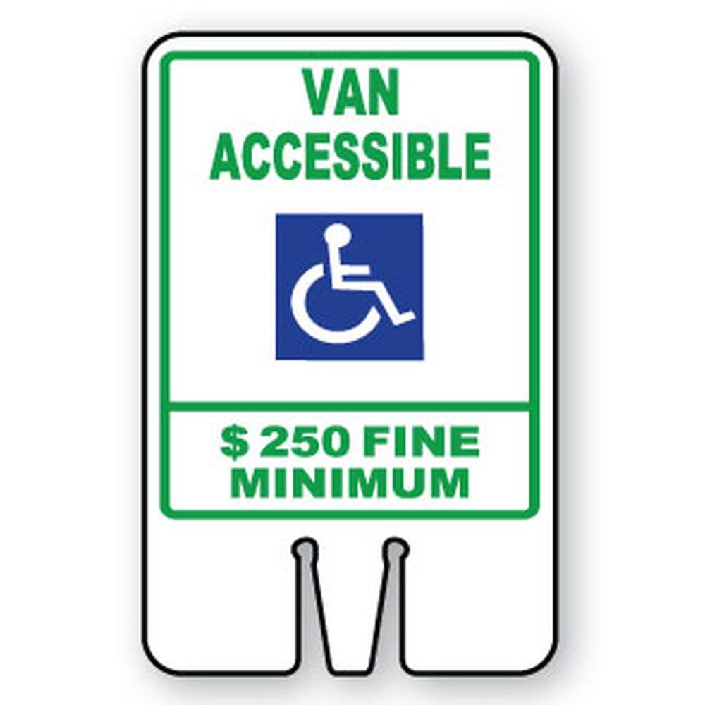 Van Accessible $250 Fine Minimum SG-105I1