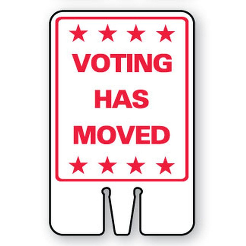 Voting Has Moved SG-206I1