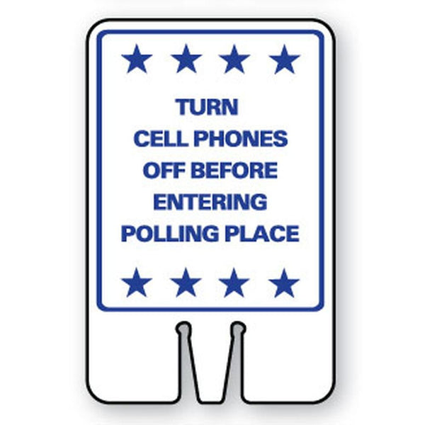 Apague los teléfonos celulares antes de ingresar al lugar de votación SG-217I2