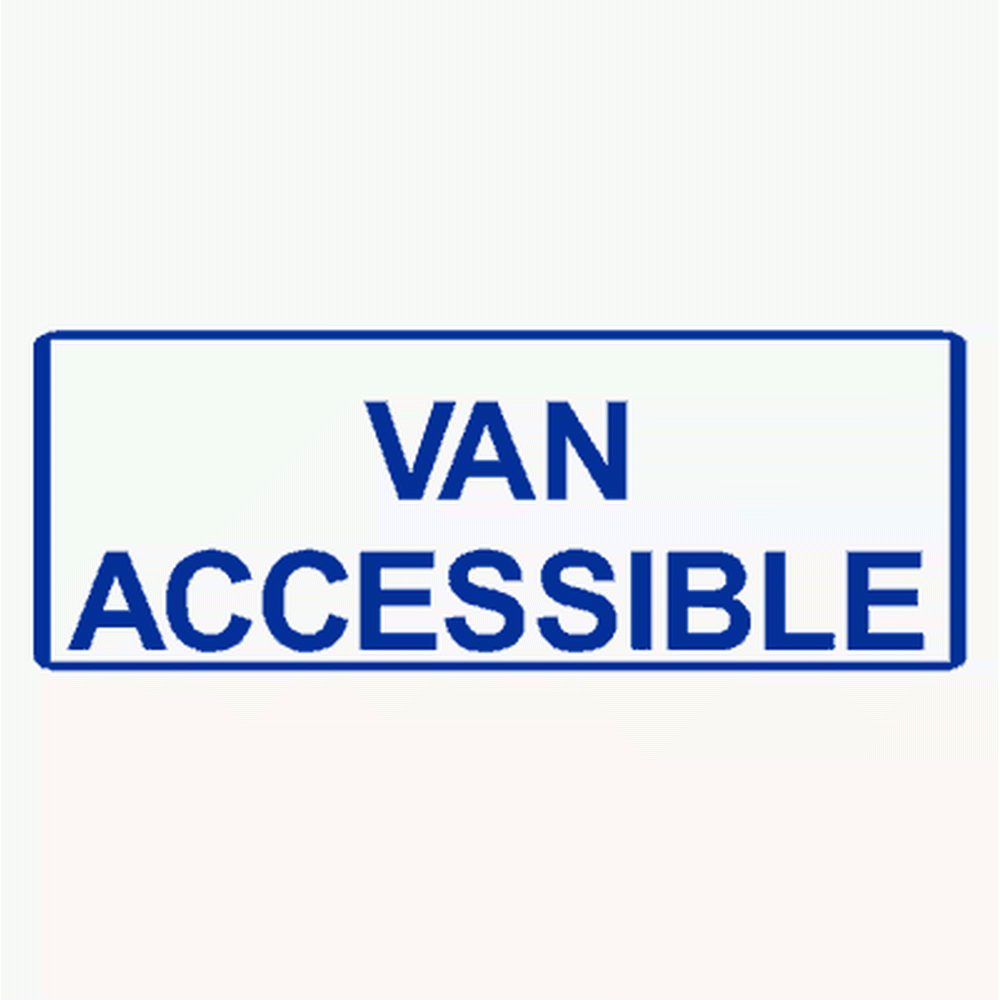 Rider Sign Van Accesible