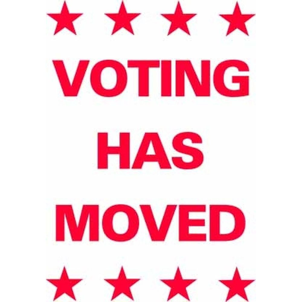 Voting Has Moved SG-206B