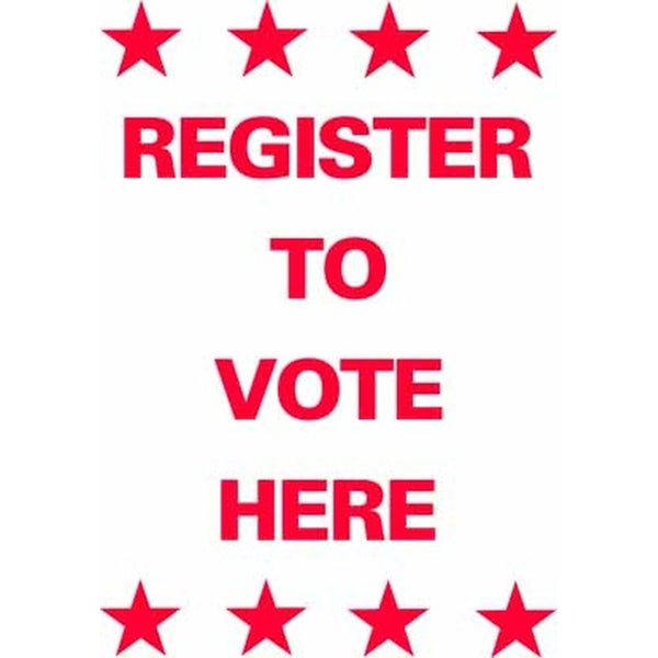 Register to Vote Here SG-211A