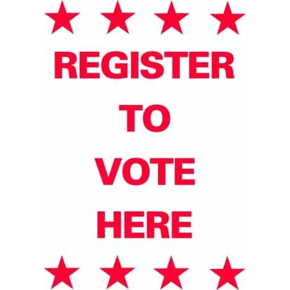 Register to Vote Here SG-211B