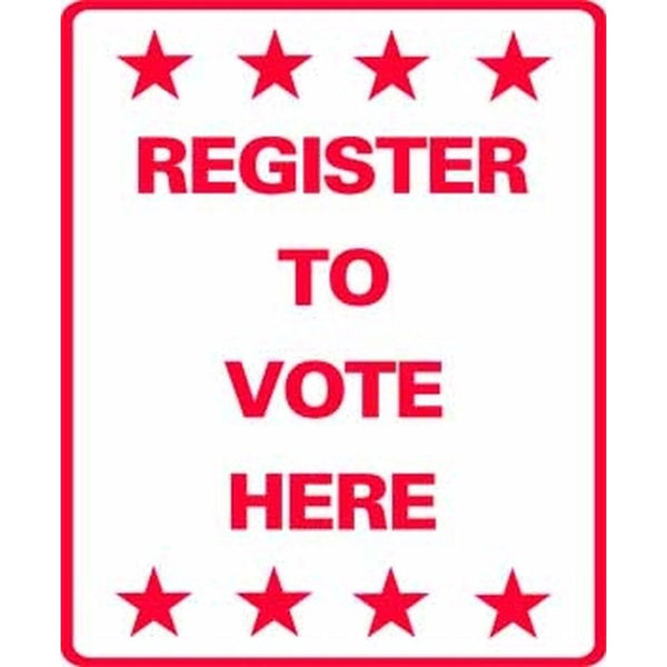 Register to Vote Here SG-211J
