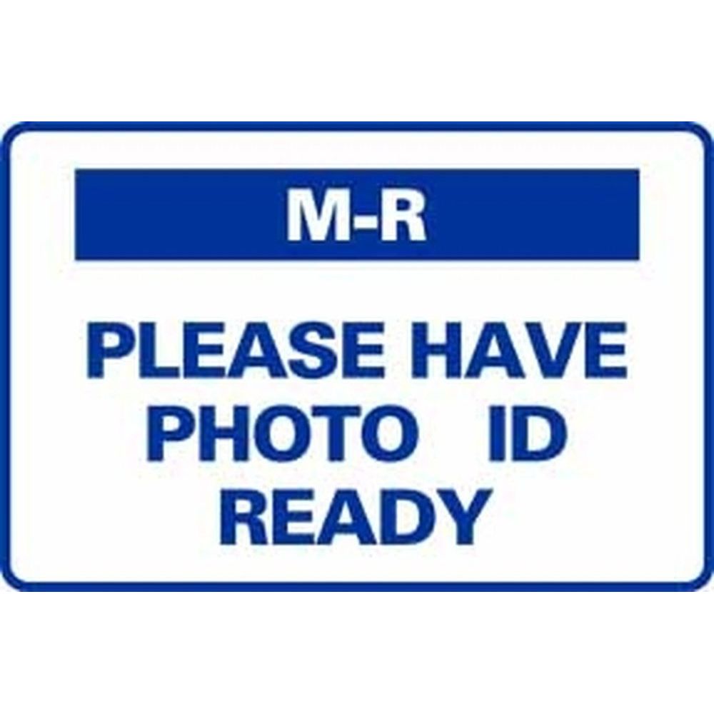 M-R PLEASE HAVE PHOTO ID READY SG-320D