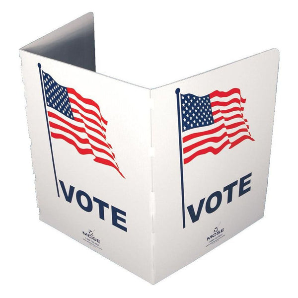 Cabina de votación para mesa, plástico corrugado