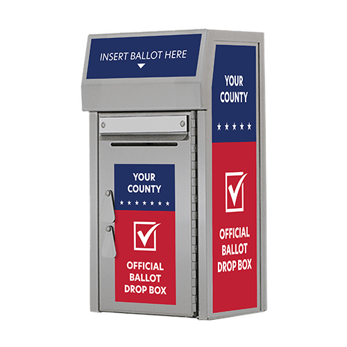 Ballot Stack On-Wall Ballot Dropbox (BA-400) – ElectionSource