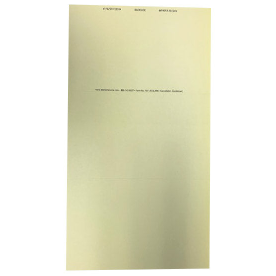 Blank Notice of Change of Address - Cancellation (FM-130 Blank)