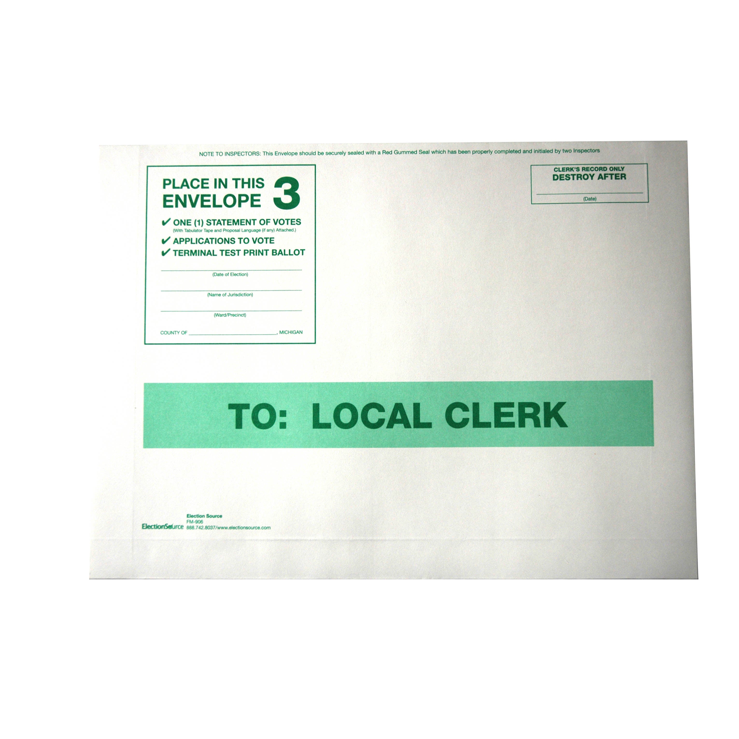 Forms & Envelopes – Page 2 – ElectionSource
