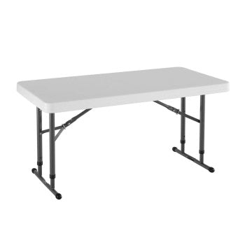 Mesa de recinto plegable de altura ajustable