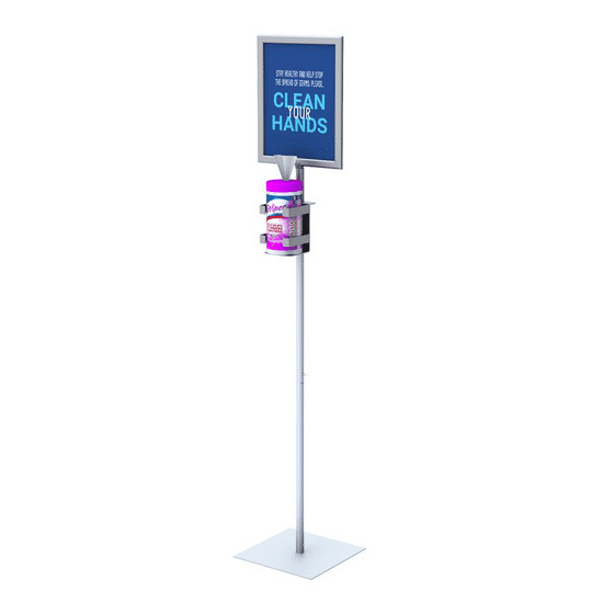 Dispensador de toallitas desinfectantes